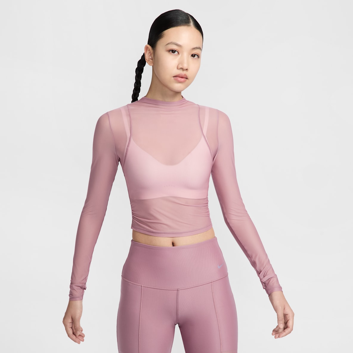 ナイキ ゼンビー ナイキ ゼンビー ウィメンズ Dri-FIT ロングスリーブ シアー トップ