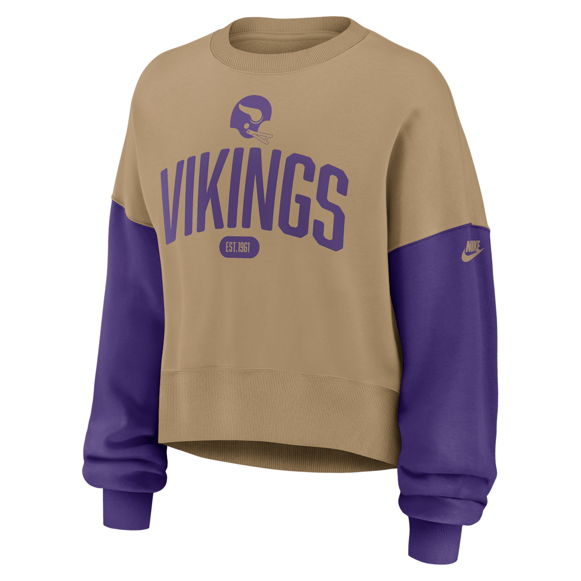 Minnesota Vikings Rewind Minnesota Vikings Rewind Women's Nike NFL Pullover Crew
