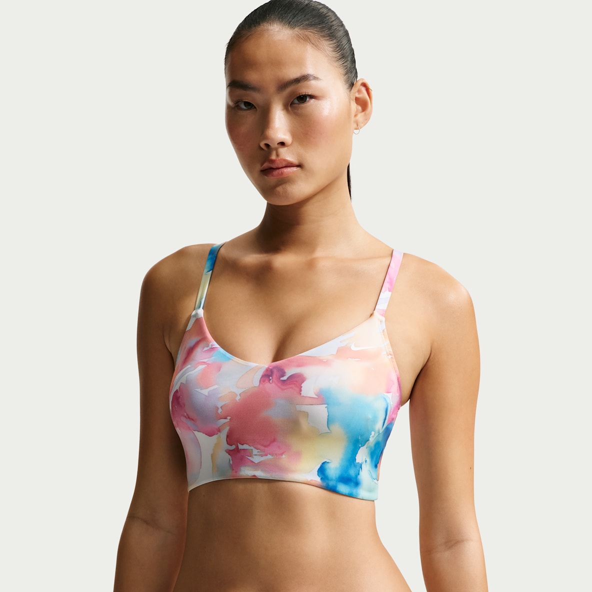 Natación Nike Tankini con cuello en V para mujer