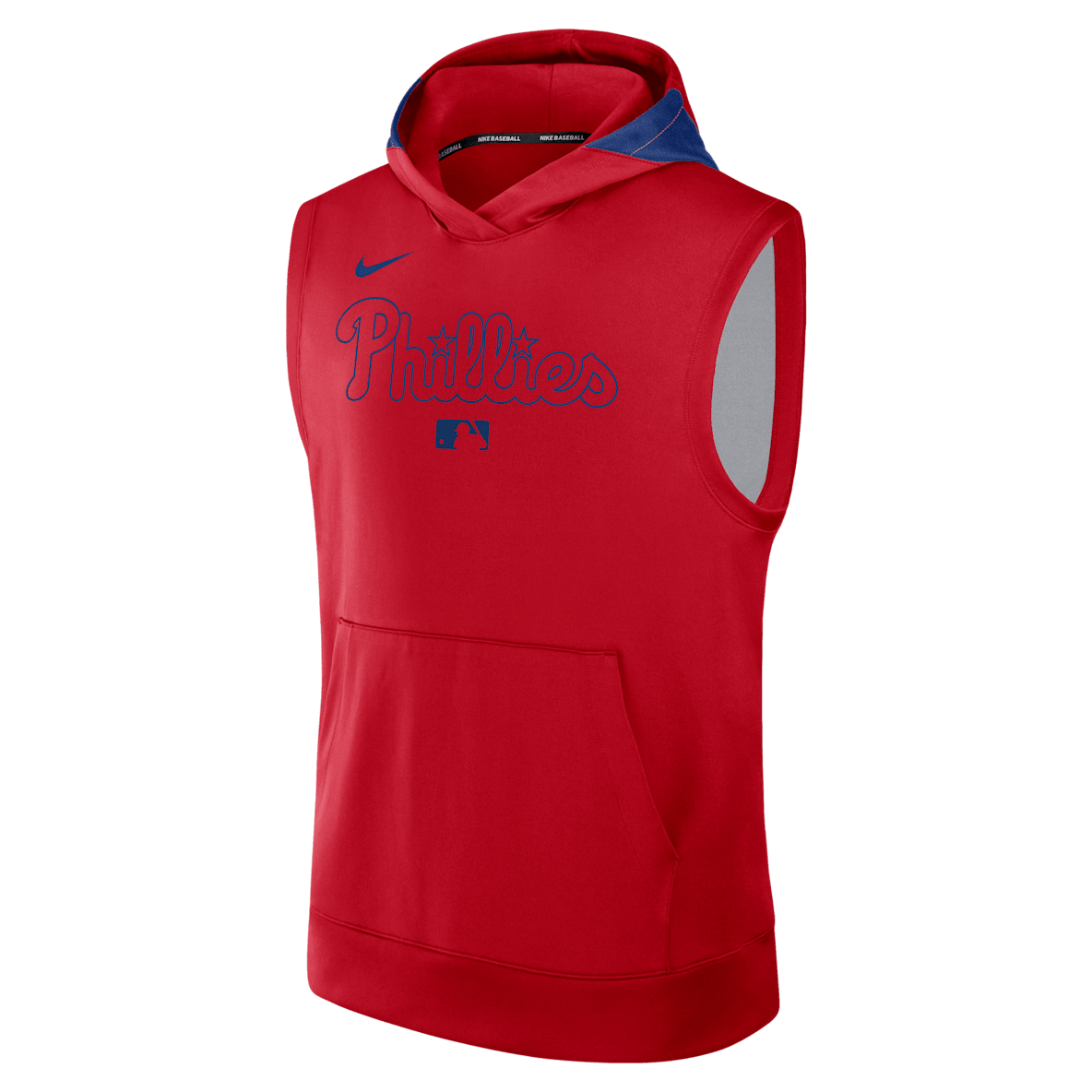 Philadelphia Phillies Authentic Collection Philadelphia Phillies Authentic Collection Men’s Nike Dri-FIT MLB Sleeveless Pullover Hoodie