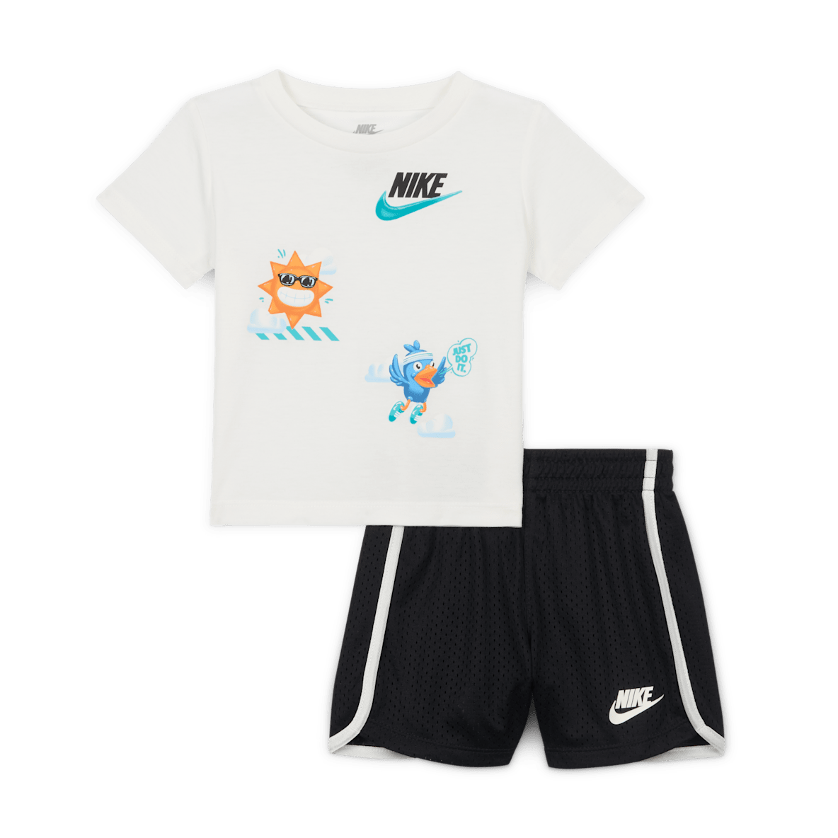 Nike Dri-FIT Just Believe Nike Dri-FIT Just Believe Conjunto de 2 piezas con shorts para bebé (12-24 meses)