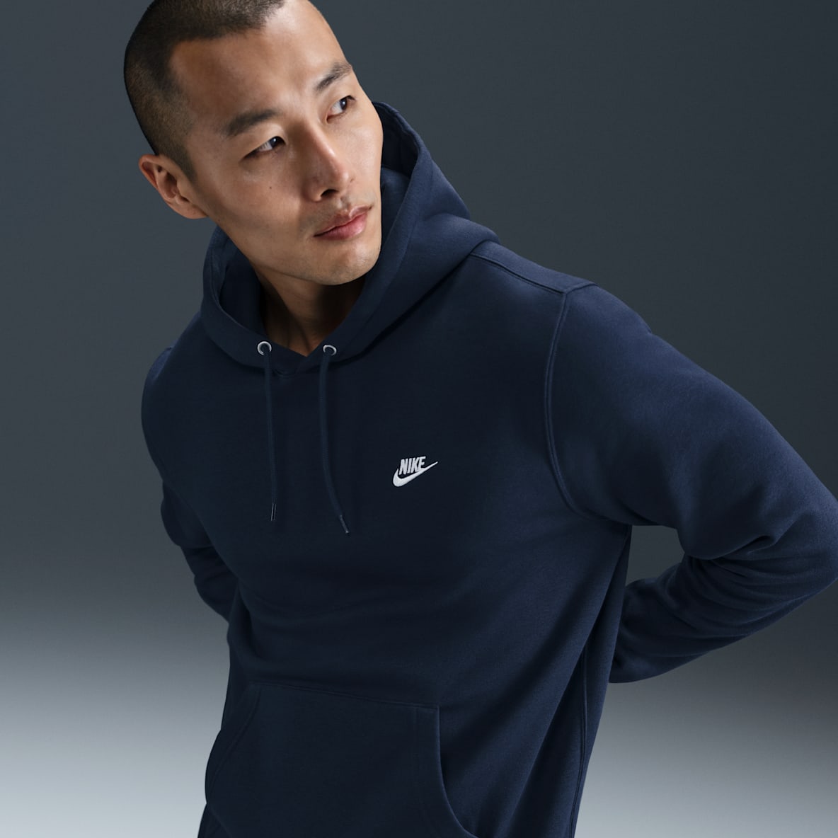 Nike Club Nike Club Pulloverhættetrøje i fleece til mænd