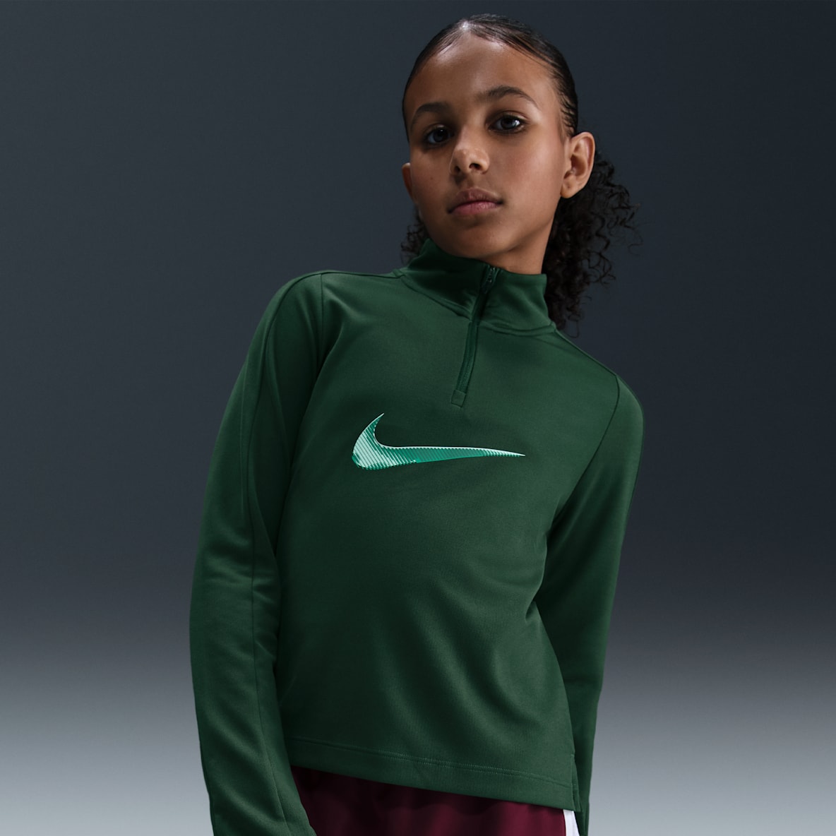 Nike Pro Nike Pro Parte de arriba Dri-FIT con cremallera de 1/4 - Niña
