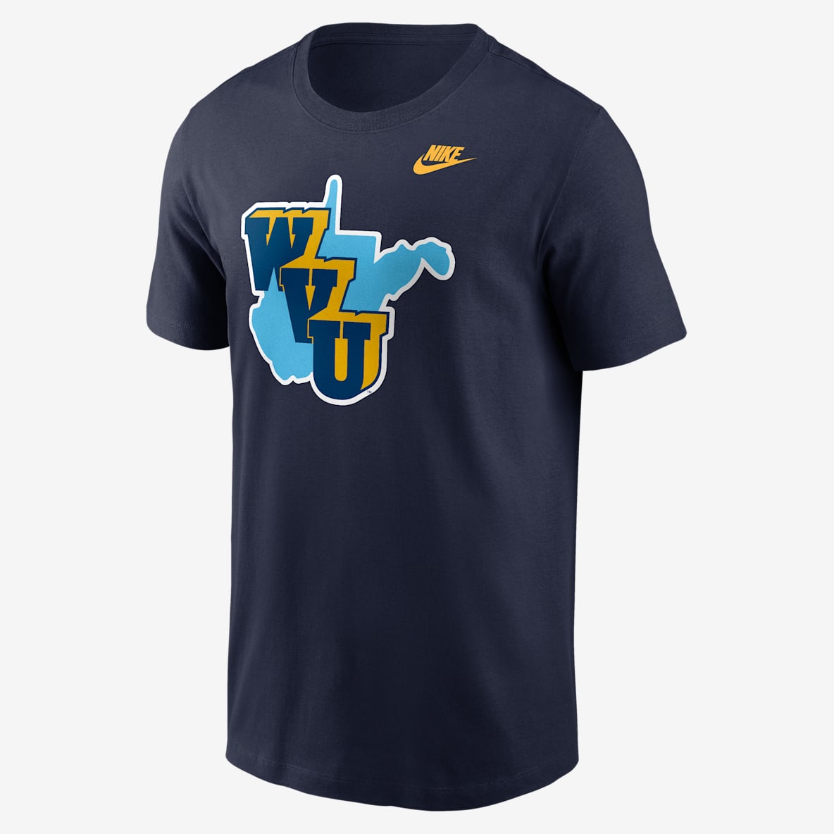 West Virginia 1965 Throwback Playera universitaria Nike para hombre