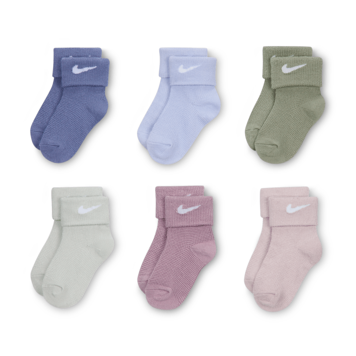Nike Nike Baby Waffle Knit Socks (6 Pairs)