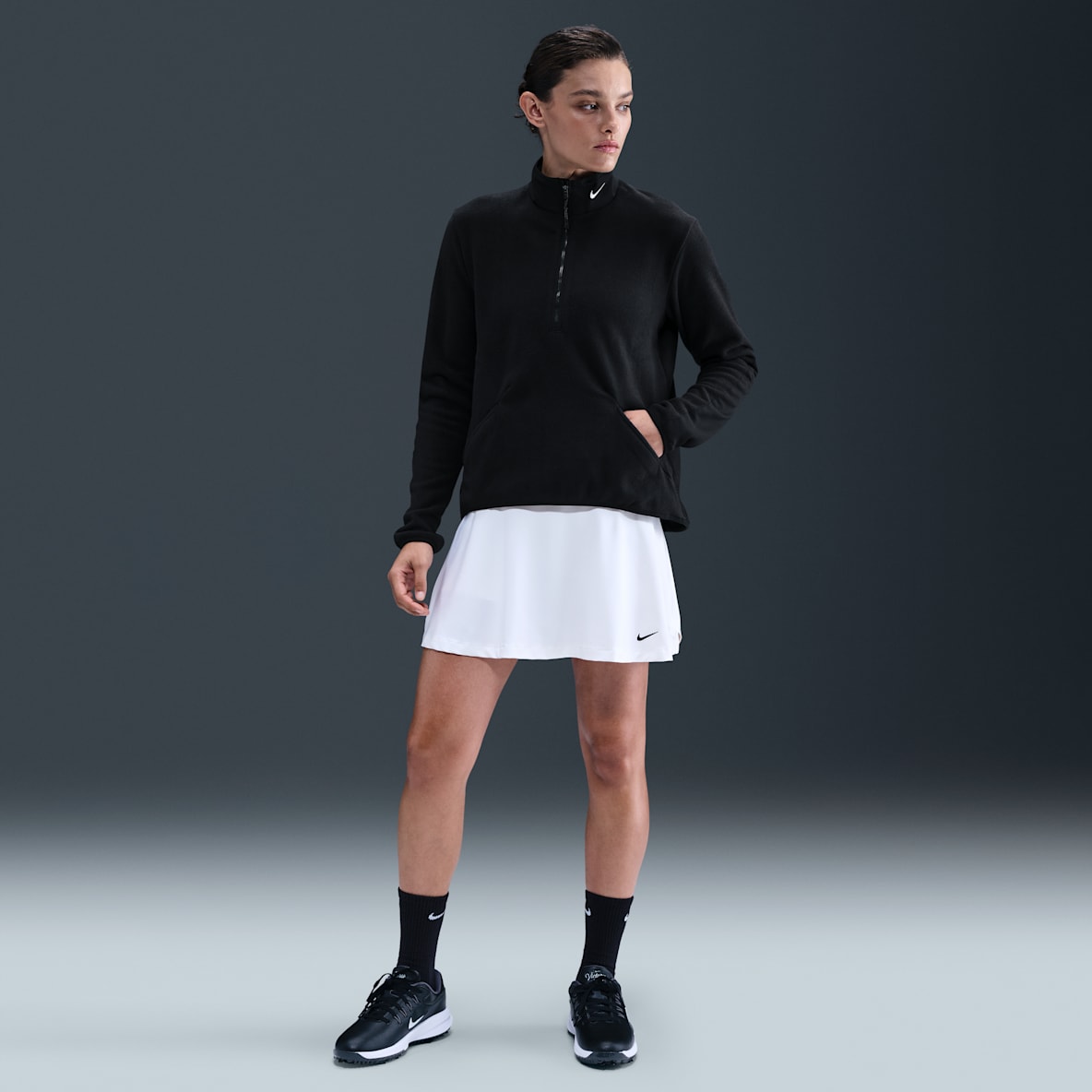 Nike Therma-FIT Victory Women's Long-Sleeve 1/2-Zip Golf Top