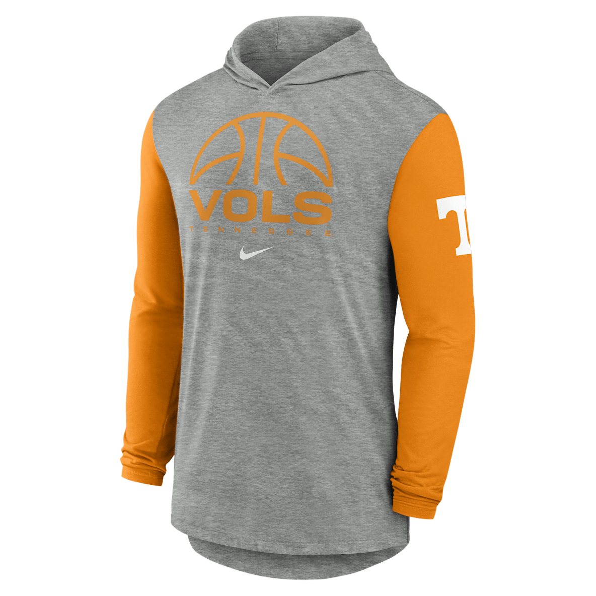 Tennessee Basketball Tennessee Basketball Men's Nike Dri-FIT College Long-Sleeve Hooded T-Shirt
