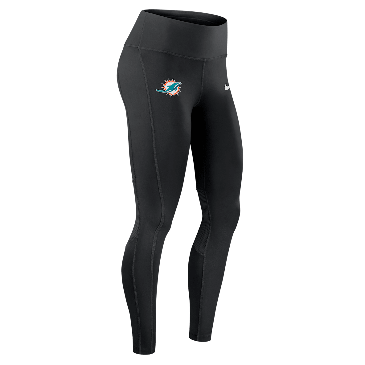 Miami Dolphins Epic Fast Miami Dolphins Epic Fast Leggings de la NFL Nike Dri-FIT para mujer