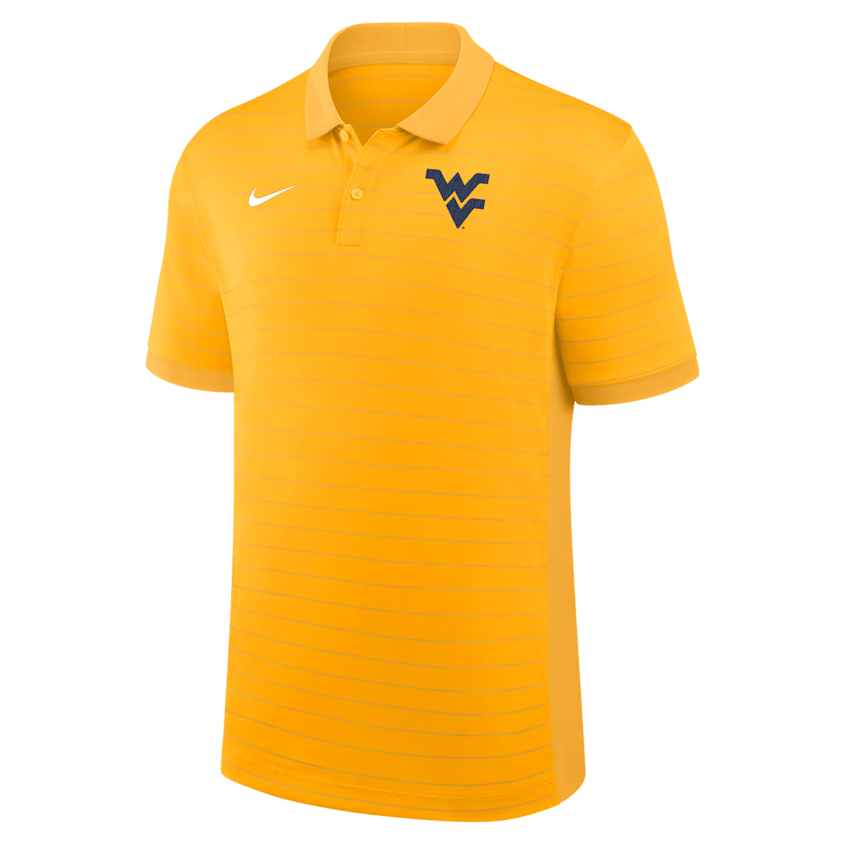 West Virginia Sideline Victory Stripe West Virginia Sideline Victory Stripe Men's Nike Dri-FIT College Polo