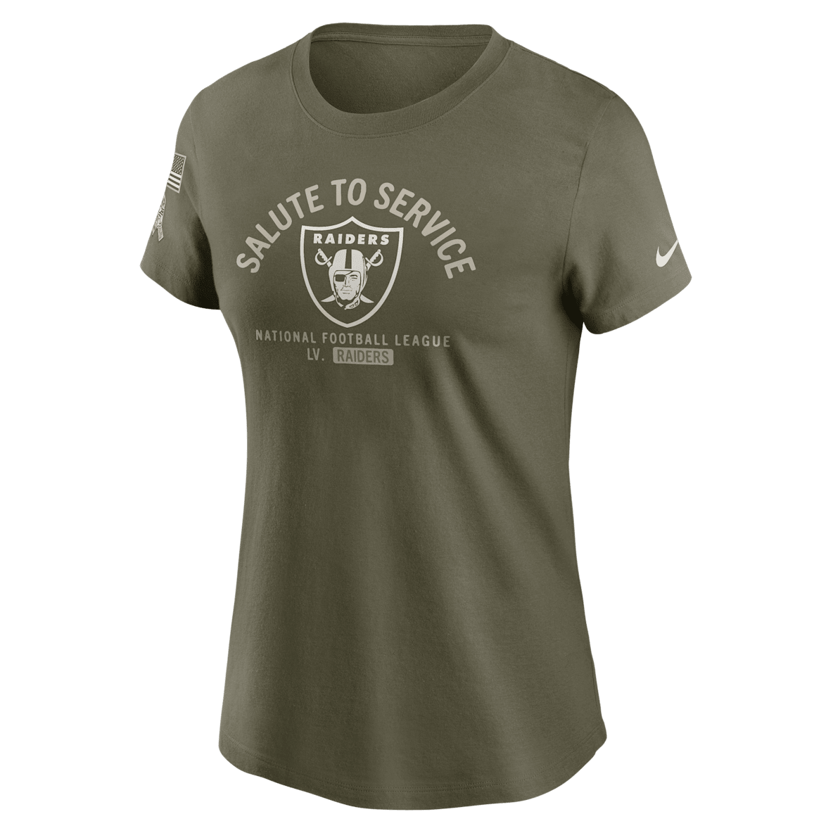 Las Vegas Raiders Salute to Service Sideline Las Vegas Raiders Salute to Service Sideline Women's Nike NFL T-Shirt