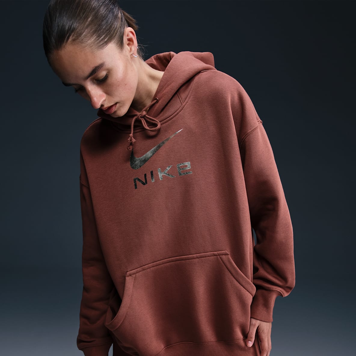 Nike Sportswear Phoenix Fleece Women's Oversized Pullover Graphic Hoodie