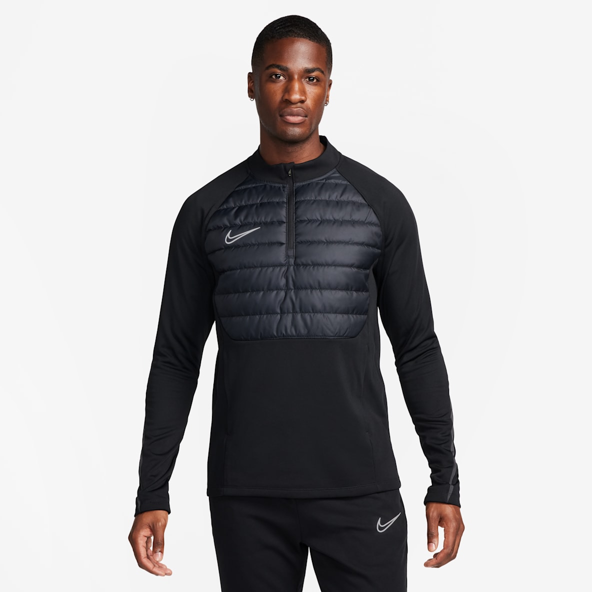 Nike Academy Winter Warrior Nike Academy Winter Warrior Therma-FIT voetbaltop met halflange rits voor heren