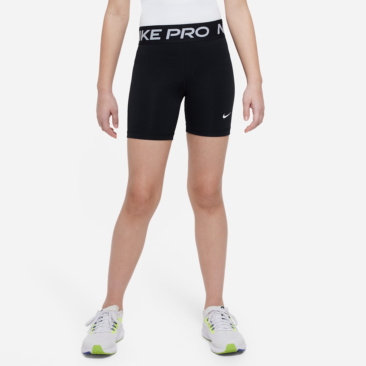 Nike Pro Nike Pro Dri-FIT Shorts (ca. 12,5 cm) für ältere Kinder (Mädchen)