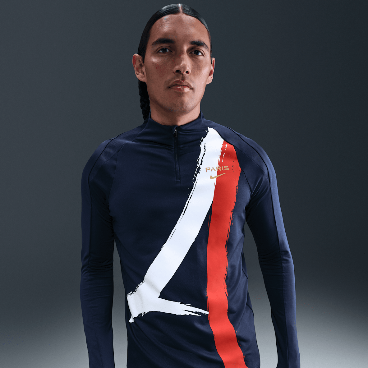 Paris Saint-Germain Strike Away Paris Saint-Germain Strike Away Nike Dri-FIT Fußball-Drill-Oberteil für Herren