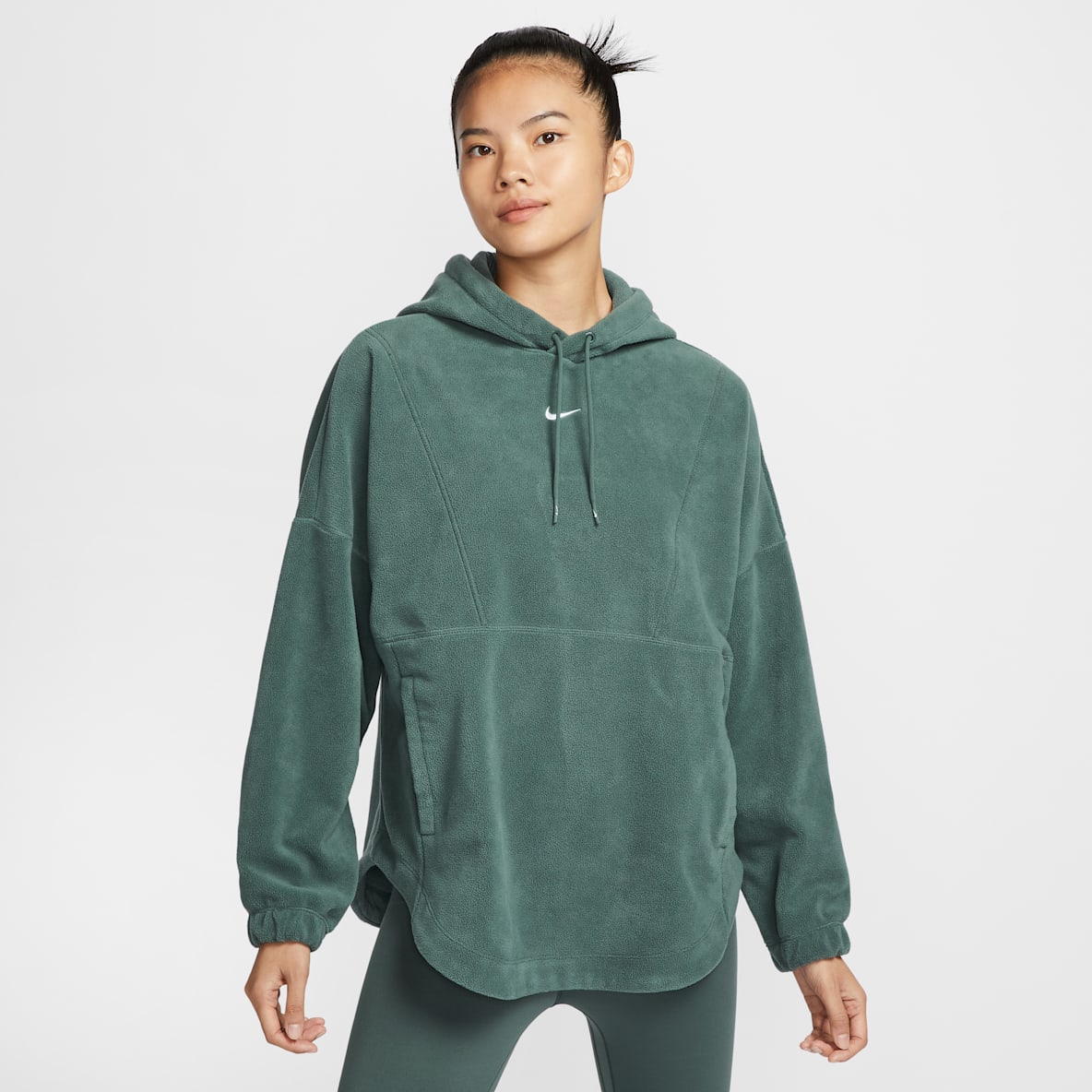 Nike ワン ウィメンズ オーバーサイズド Therma-FIT トレーナー フリース パーカー