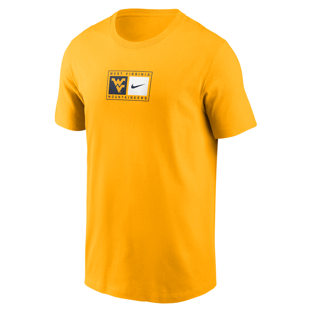 West Virginia Campus Logo Swoosh West Virginia Campus Logo Swoosh Men's Nike College T-Shirt
