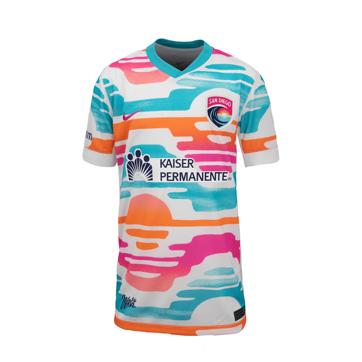 San Diego Wave FC 2025 Stadium Home San Diego Wave FC 2025 Stadium Home Big Kids' Nike Dri-FIT NWSL Replica Jersey