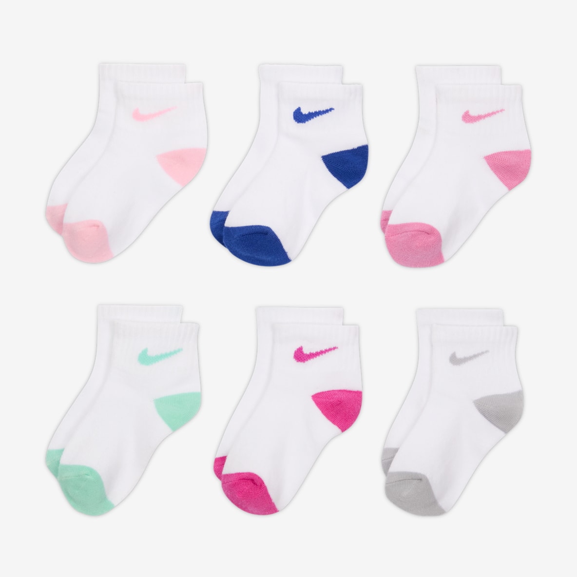 Nike Skarpety do kostki dla niemowląt (6 par)