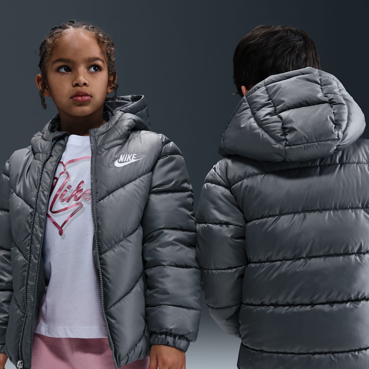 Nike Sportswear Nike Sportswear Chamarra acolchada "All Day Play" para niños talla pequeña