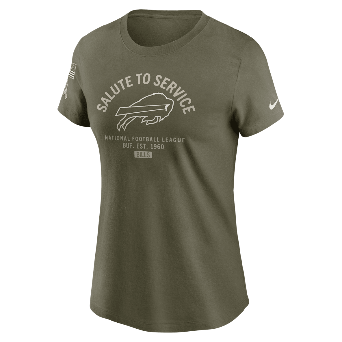 Buffalo Bills Salute to Service Sideline Buffalo Bills Salute to Service Sideline Women's Nike NFL T-Shirt