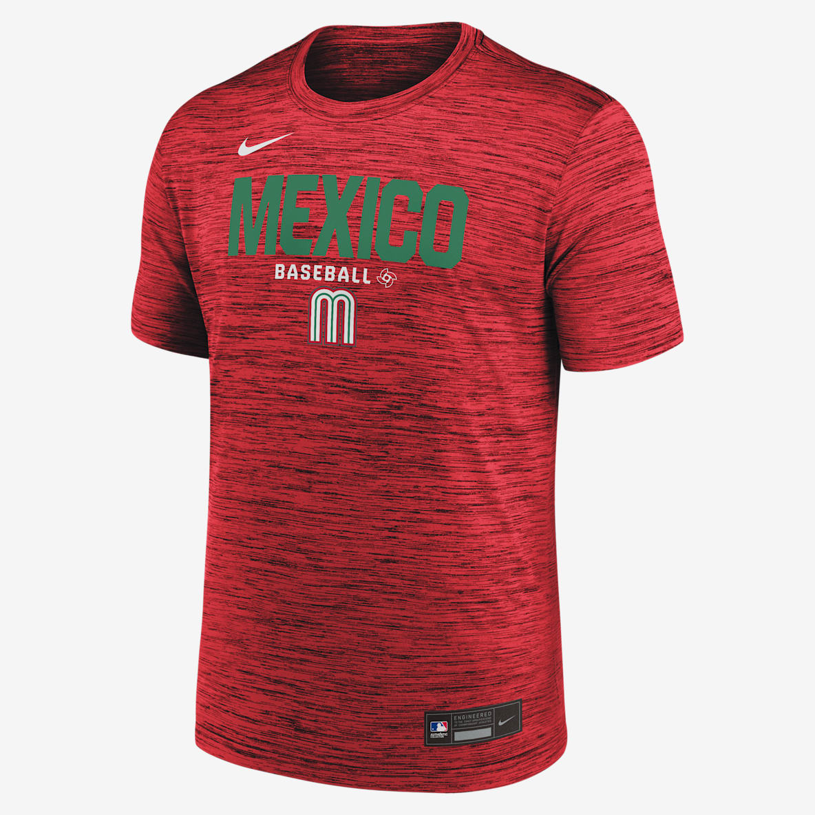 Mexico National Baseball Team 2026 World Baseball Classic Velocity Men's Nike Dri-FIT T-Shirt