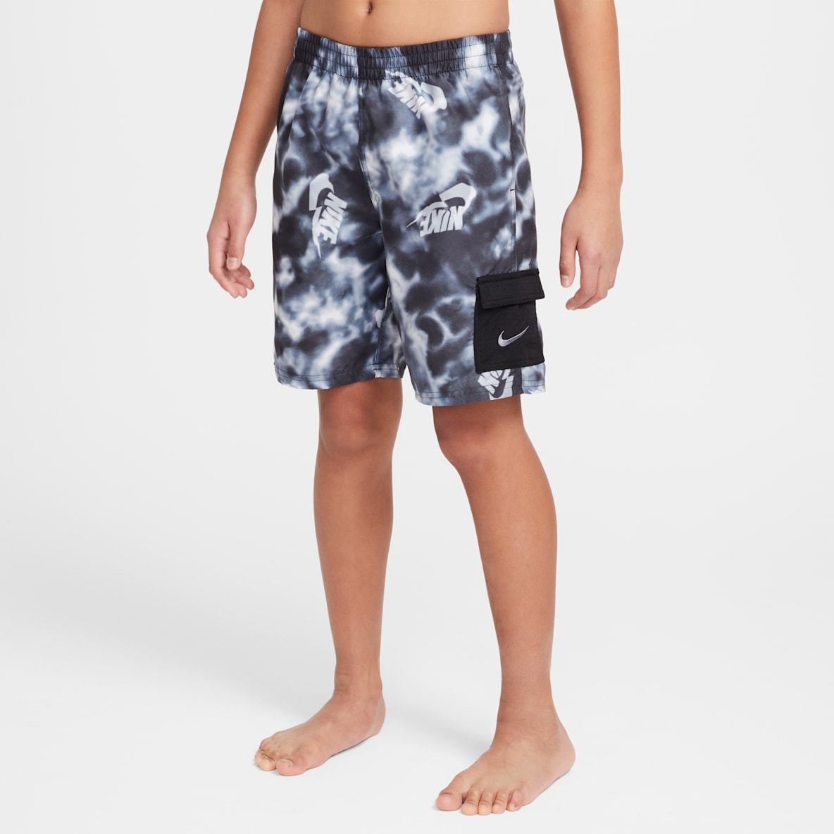 Nike Swim Voyage Nike Swim Voyage Big Kids' (Boys') 7" Brief-Lined Cargo Shorts