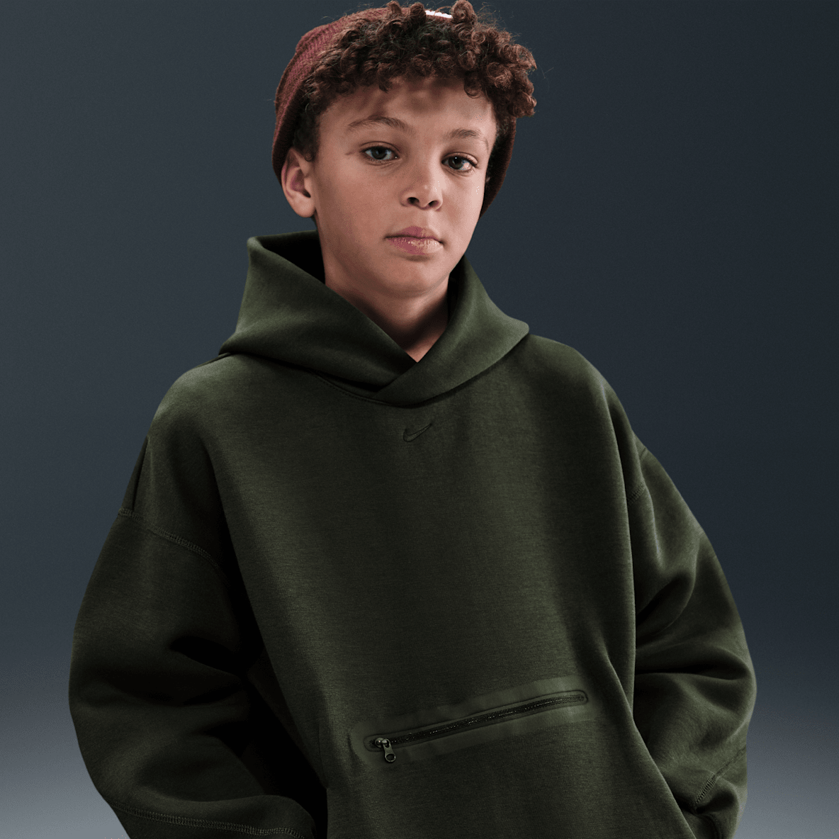Nike Sportswear Tech Fleece Nike Sportswear Tech Fleece Big Kids' (Boys') Oversized Pullover Hoodie