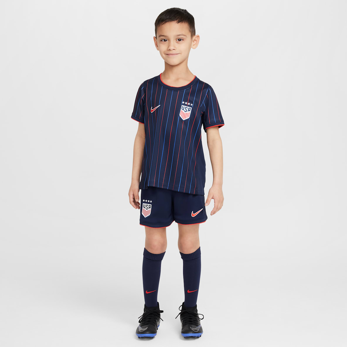 USWNT 2025 Stadium Away (Women's Team) USWNT 2025 Stadium Away (Women's Team) Little Kids' Nike Soccer Replica 3-Piece Kit