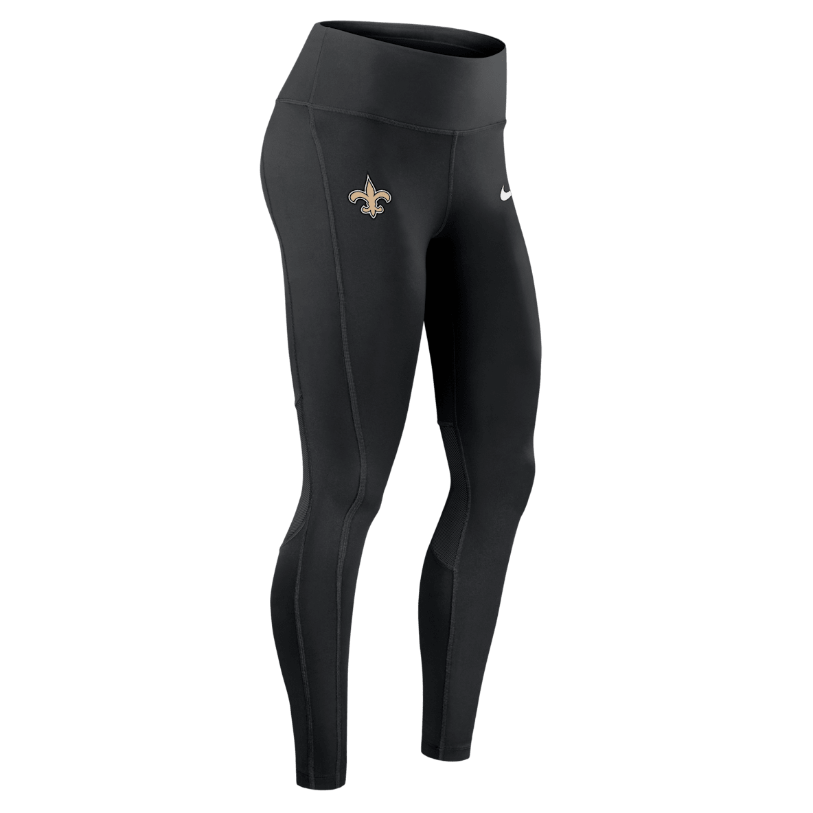 New Orleans Saints Epic Fast New Orleans Saints Epic Fast Leggings de la NFL Nike Dri-FIT para mujer