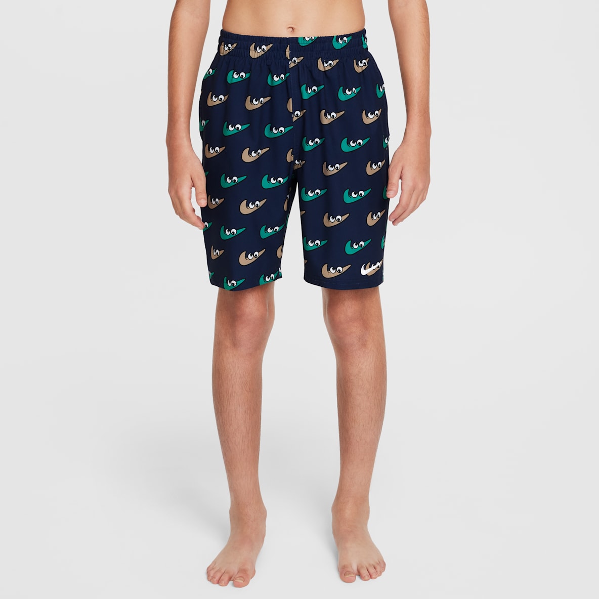 Nike Swim Breaker Nike Swim Breaker Big Kids' (Boys') 7" Brief-Lined Volley Shorts