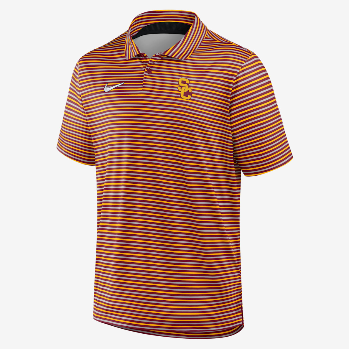 USC Tour Stripe USC Tour Stripe Polo universitario Nike Dri-FIT para hombre