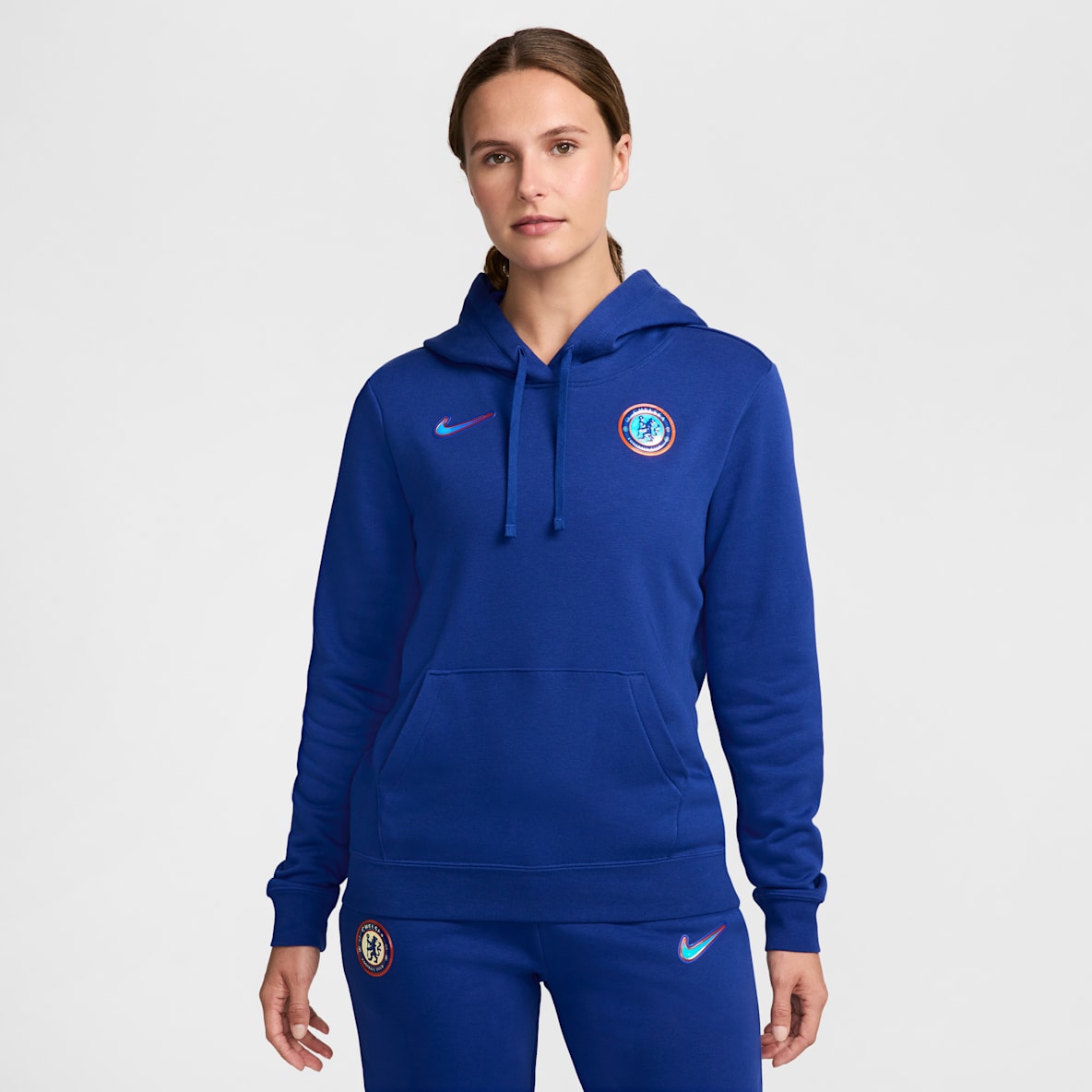 Chelsea FC Club Fleece Chelsea FC Club Fleece Women's Nike Soccer Pullover Hoodie