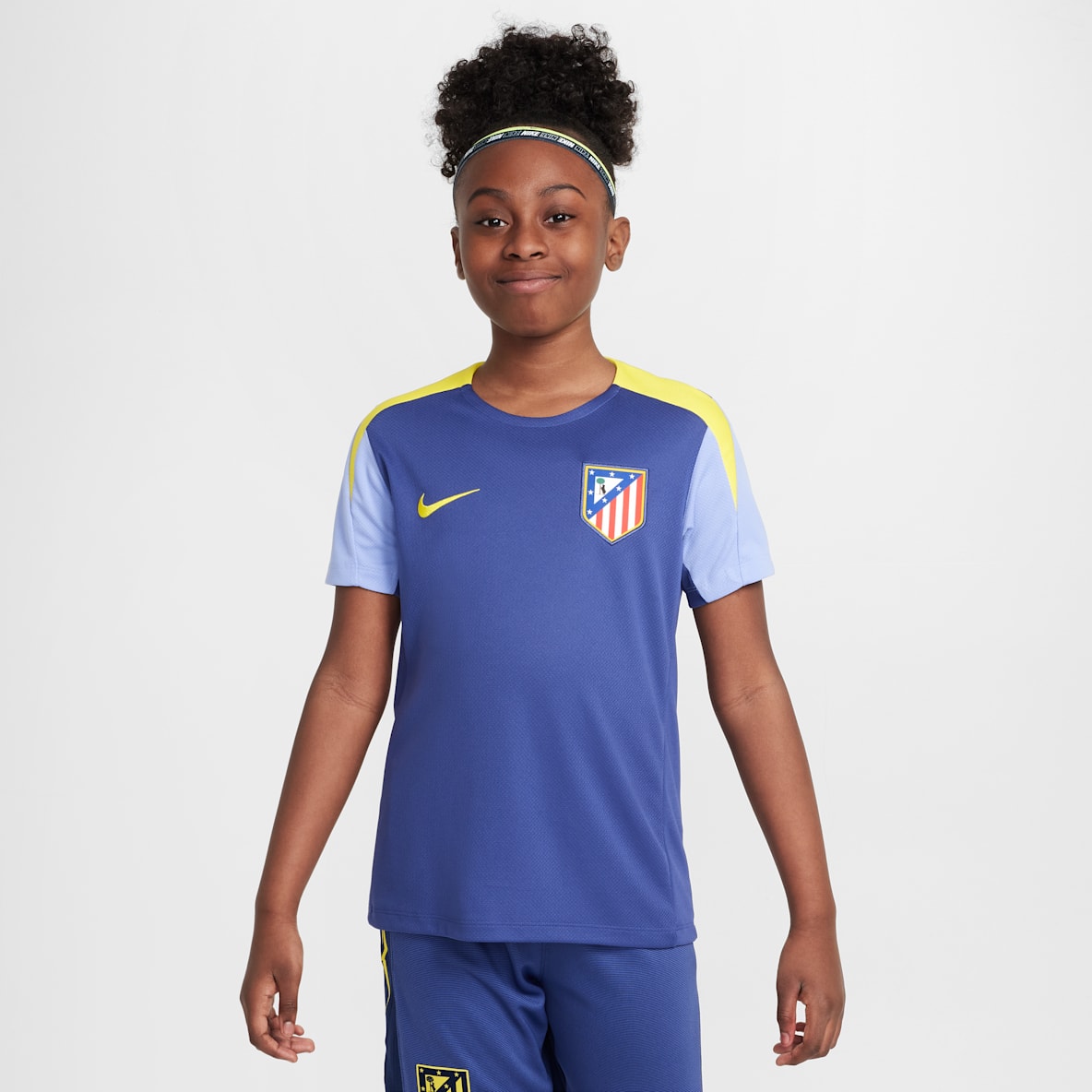 Atlético Madrid Strike Older Kids' Nike Dri-FIT Football Short-Sleeve Top