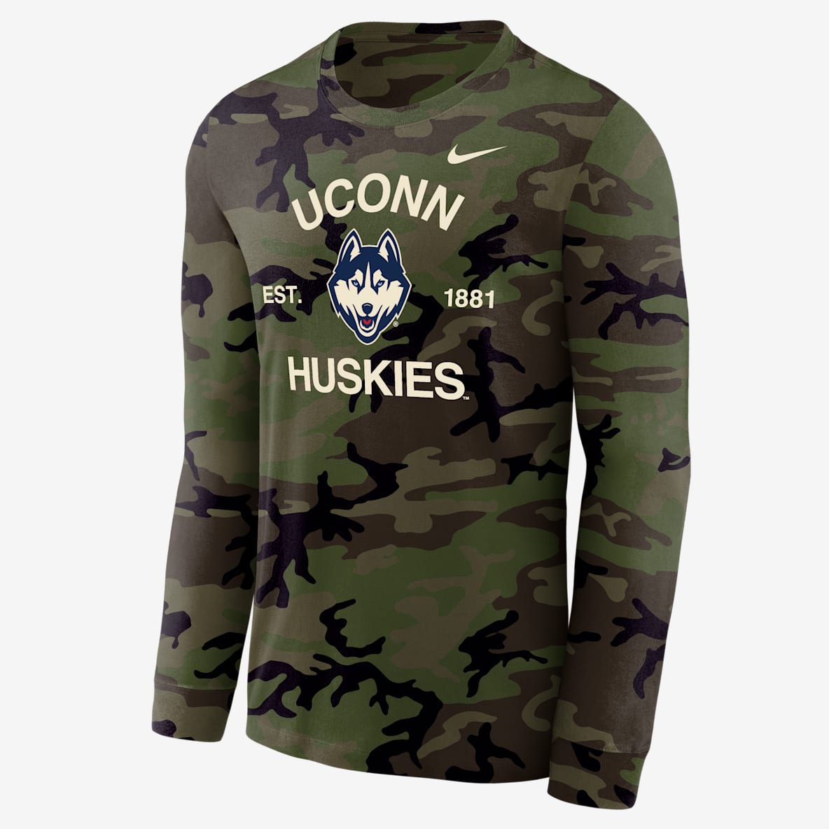 Connecticut Huskies Legend Men's Nike Dri-FIT Long-Sleeve T-Shirt