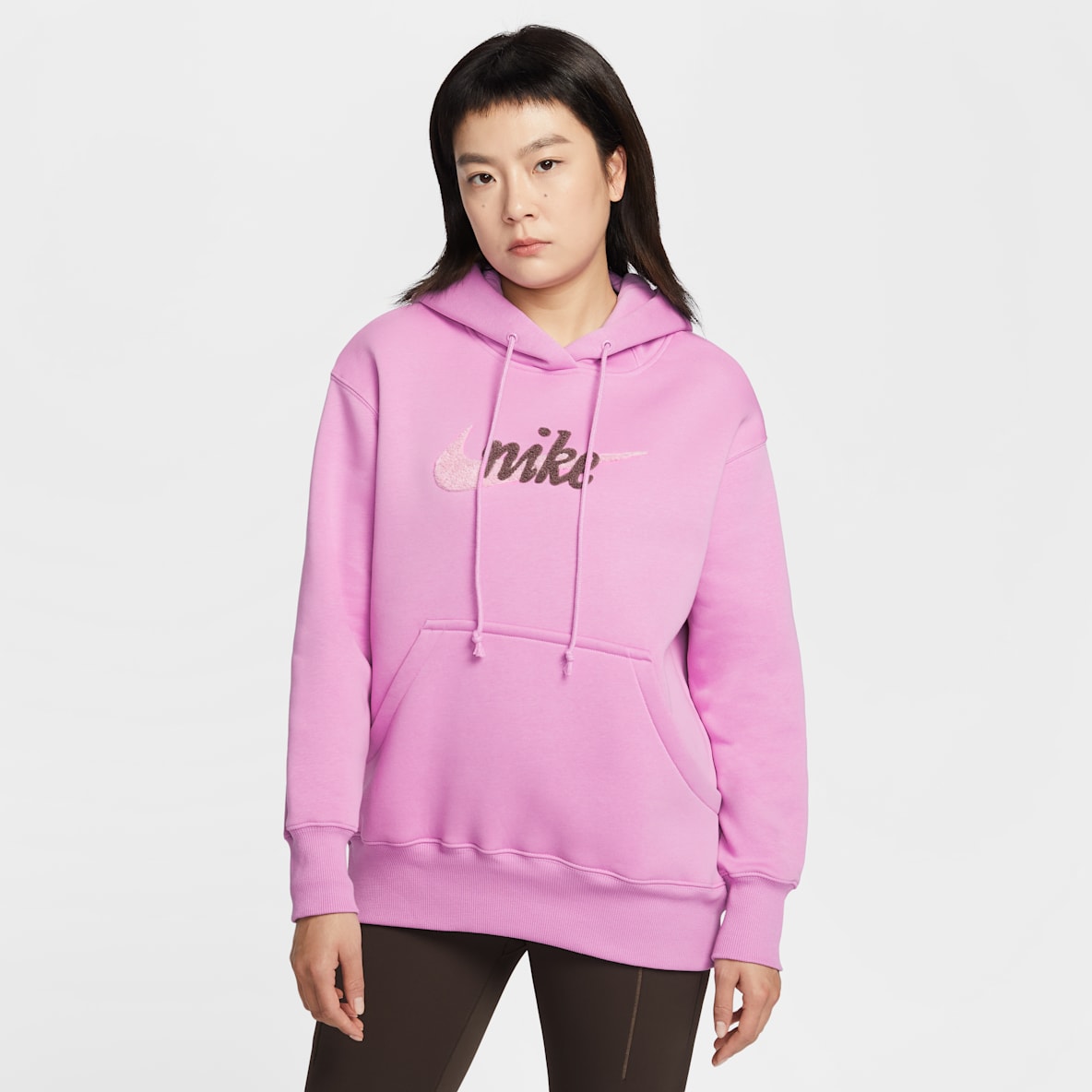Nike Sportswear Phoenix Fleece Women's Oversized Logo Hoodie (Plus Size)