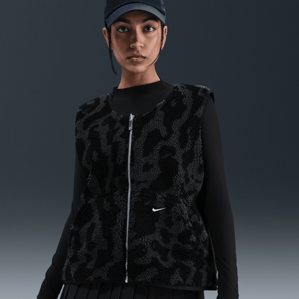 Nike Sportswear Nike Sportswear Uzun Tüylü Fleece Kadın Yeleği