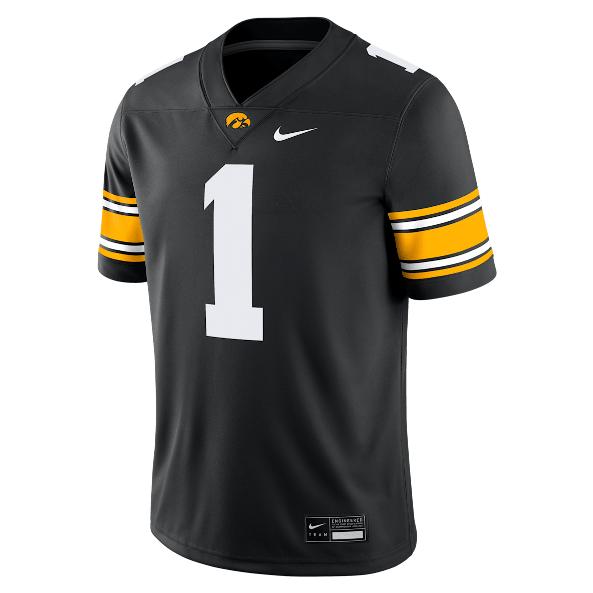 Iowa Hawkeyes Iowa Hawkeyes Jersey universitario Nike Dri-FIT Game para hombre