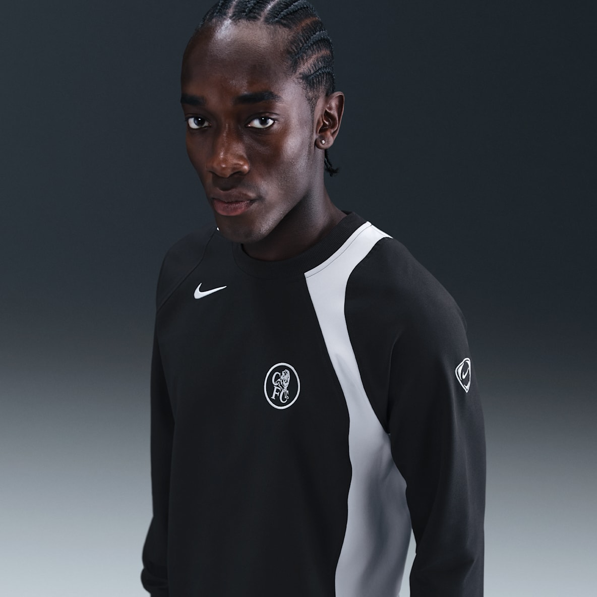 FC Chelsea Third FC Chelsea Third Nike Total 90 Fußballoberteil mit Rundhalsausschnitt (Herren)