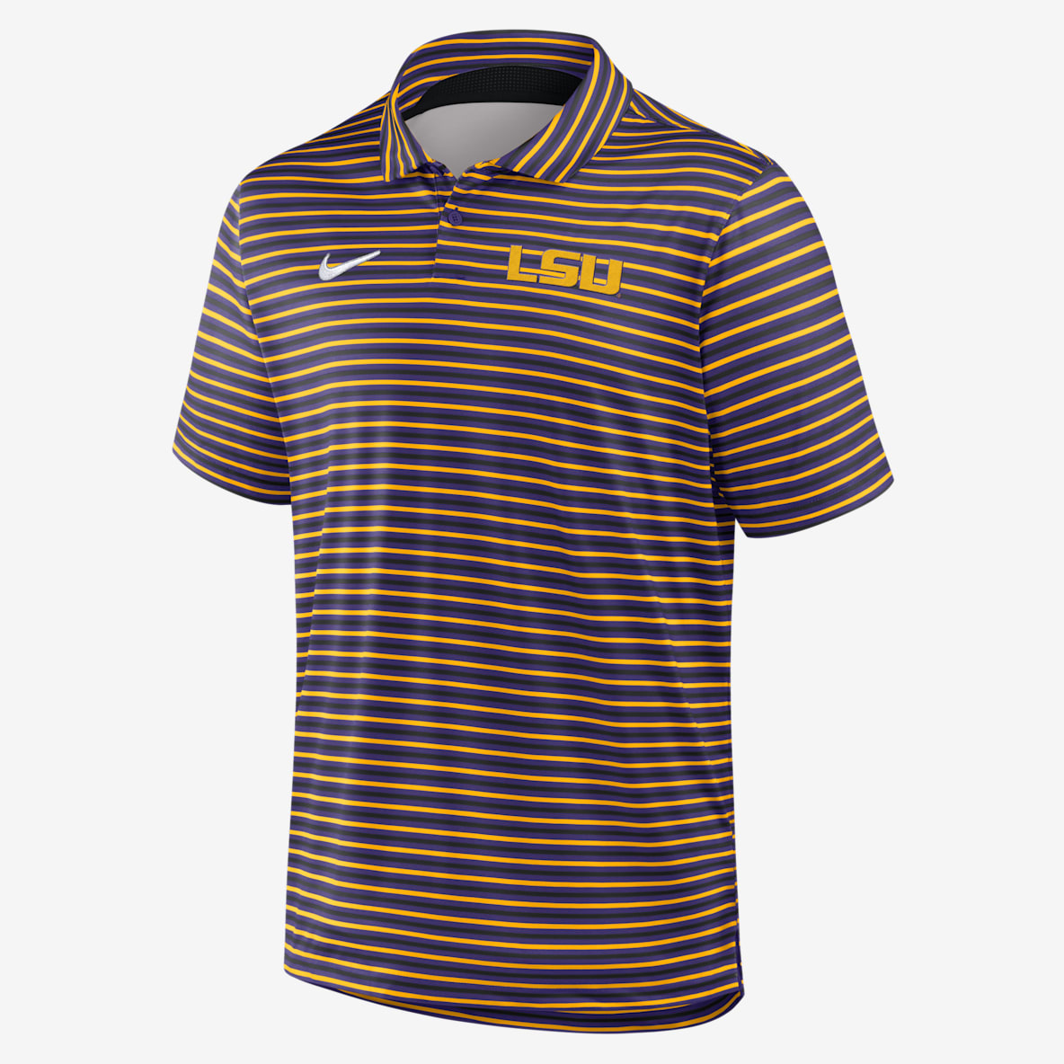 LSU Tour Stripe Men's Nike Dri-FIT College Polo