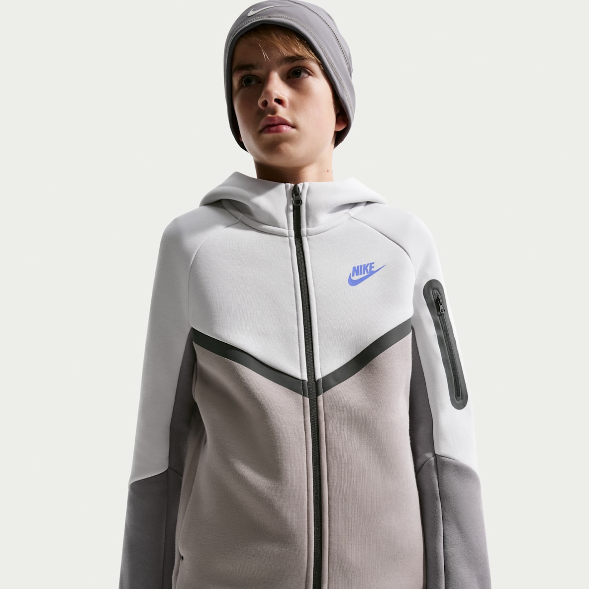 Nike Sportswear Tech Fleece Big Kids' Full-Zip Hoodie