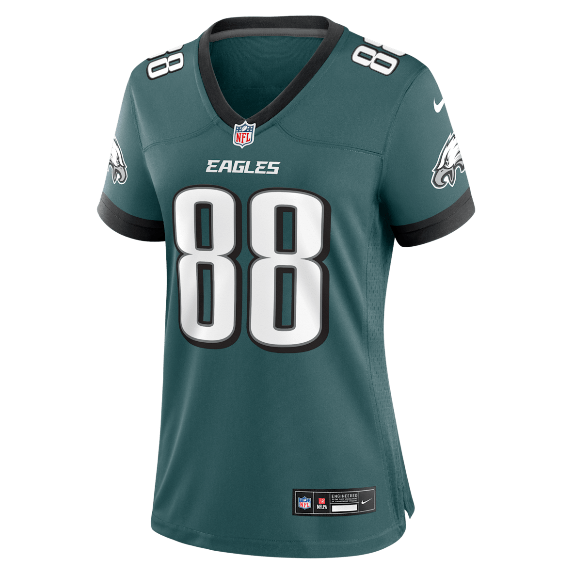 Dallas Goedert Philadelphia Eagles Dallas Goedert Philadelphia Eagles Women’s Nike NFL Game Jersey