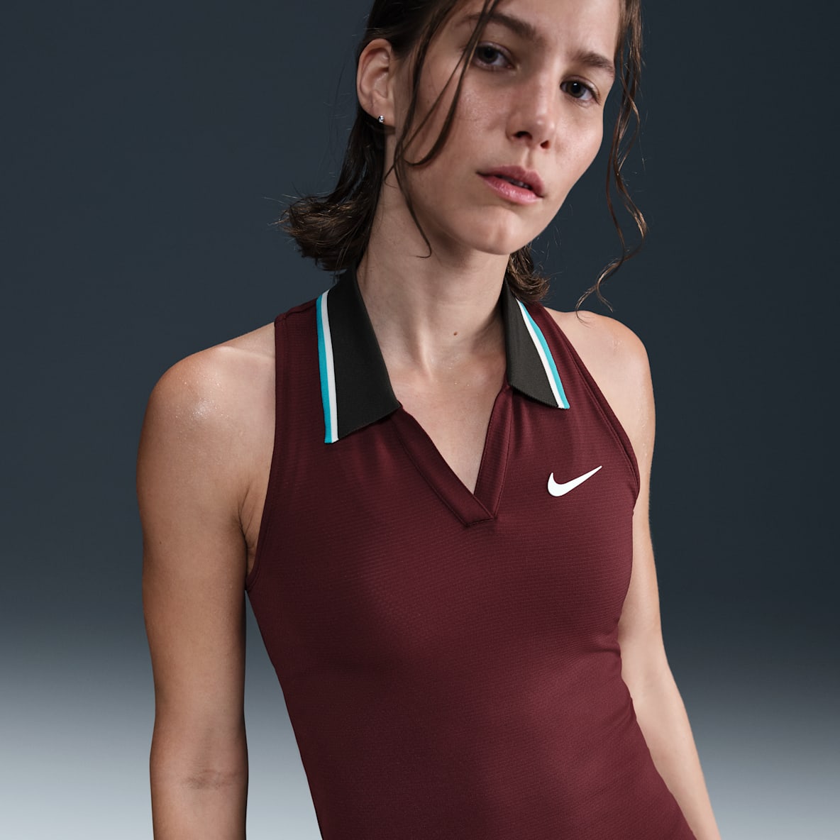 NikeCourt Slam NikeCourt Slam Damska koszulka tenisowa bez rękawów Dri-FIT