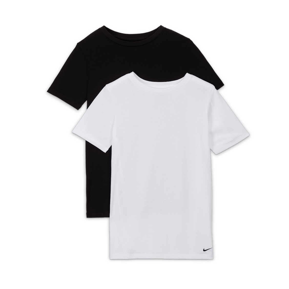 Nike Nike Camisetas interiores de cuello redondo para niños talla grande (paquete de 2)