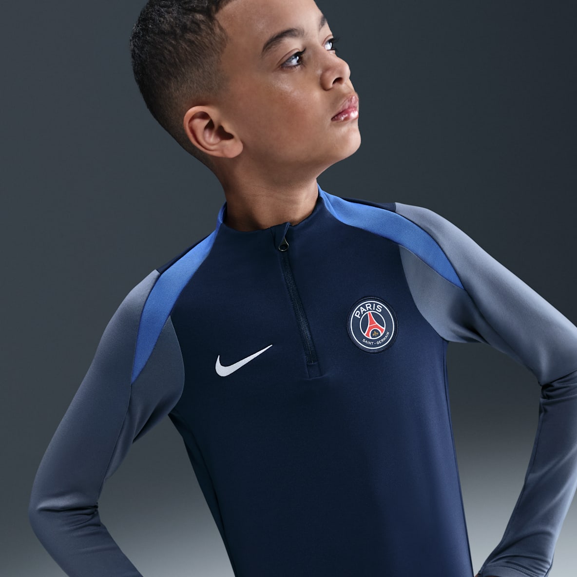 Paris Saint-Germain Strike Older Kids' Nike Dri-FIT Football Drill Top