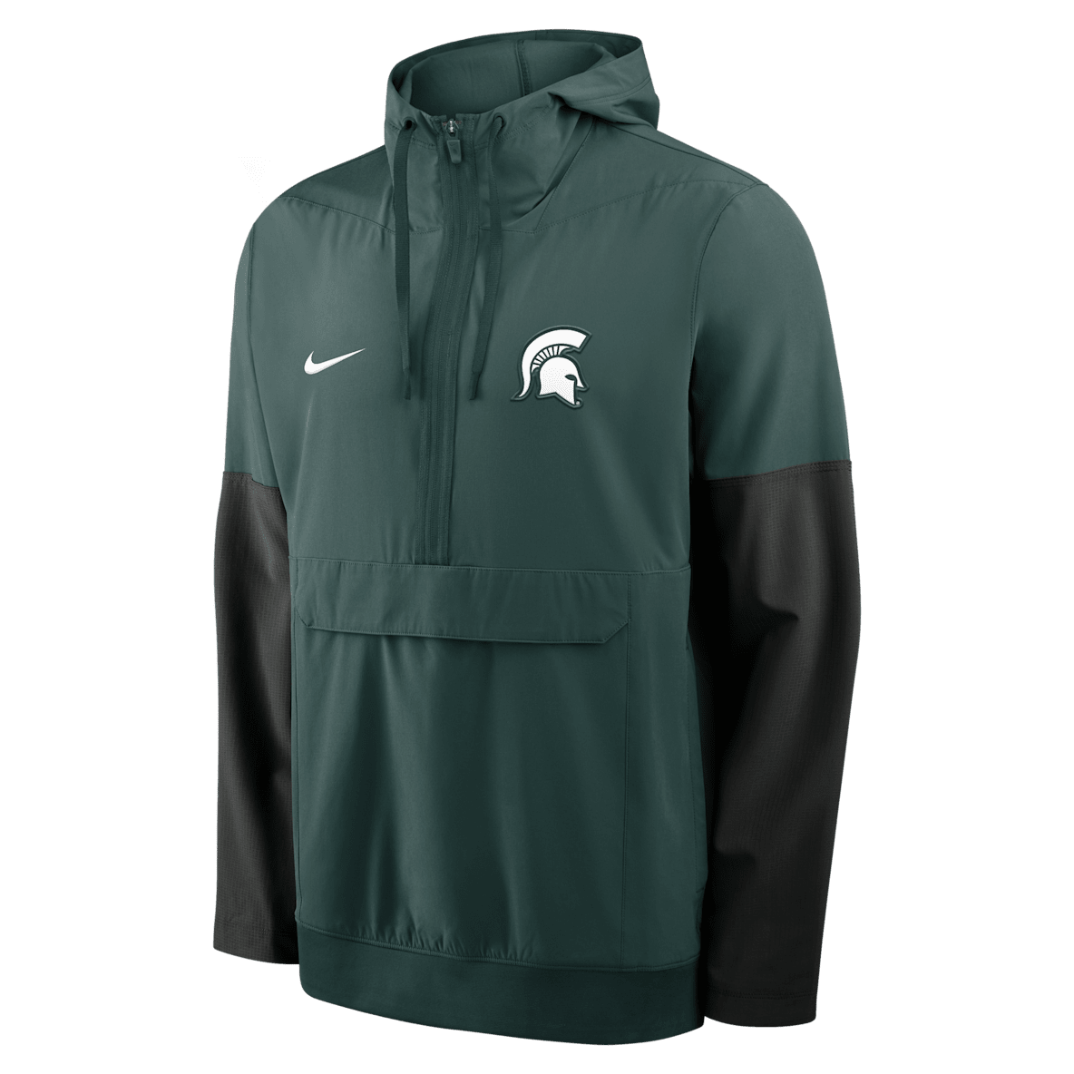 Michigan State Anorak Michigan State Anorak Men's Nike College 1/2-Zip Hooded Jacket