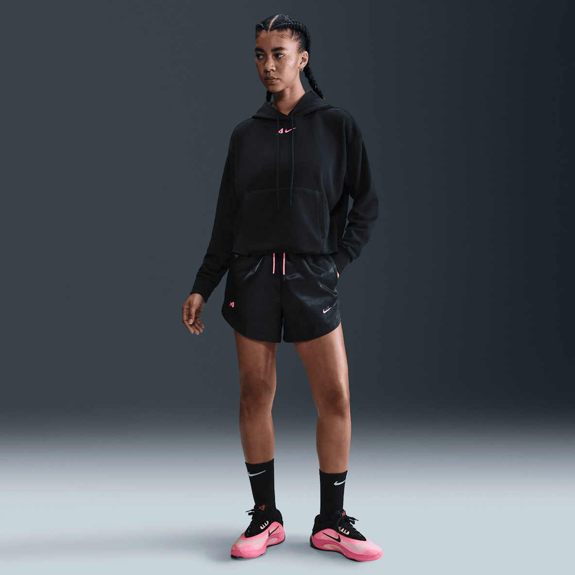 A'ja Wilson A'ja Wilson Shorts de básquetbol para mujer