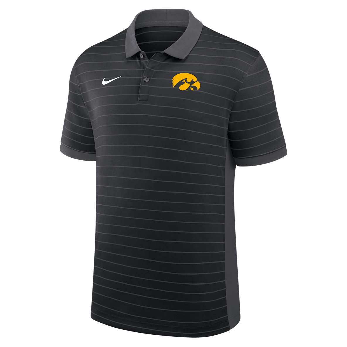 Iowa Sideline Victory Stripe Iowa Sideline Victory Stripe Men's Nike Dri-FIT College Polo