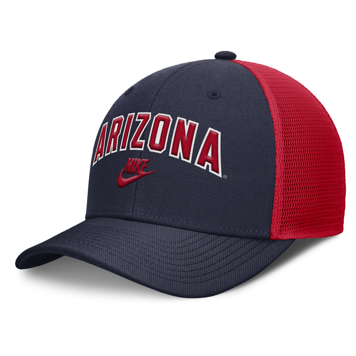 Arizona Legacy Arch Rise Men's Nike Dri-FIT College Trucker Adjustable Hat