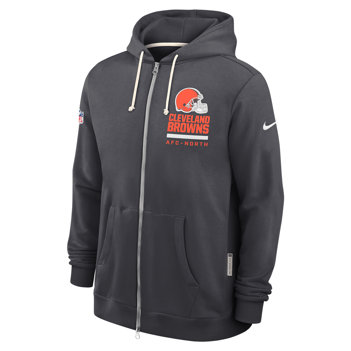 Cleveland Browns Utility Player Sideline Cleveland Browns Utility Player Sideline Men's Nike Dri-FIT NFL Full-Zip Hoodie