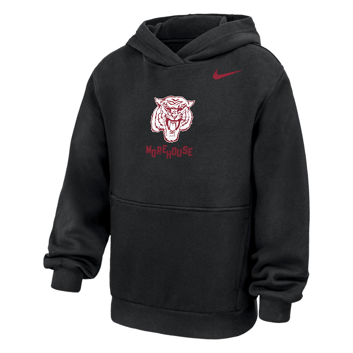 Morehouse College Club Fleece Morehouse College Club Fleece Sudadera con gorro universitaria Nike para niños talla grande
